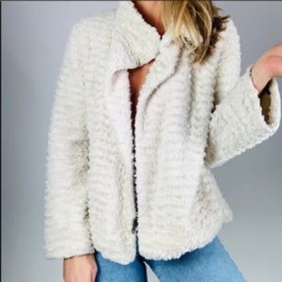 PATAGONIA Pelage Fleece Jacket Raw Linen EUC - Picture 1 of 13